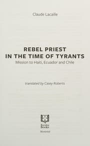 Tapa de Rebel Priest in the Time of Tyrants