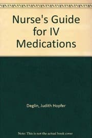 Tapa de Nurse's guide for IV medications