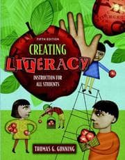 Tapa de Creating Literacy Instruction for All Students, MyLabSchool Edition