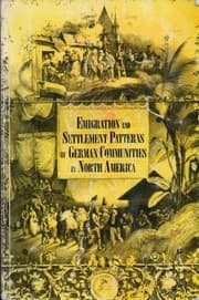 Tapa de Emigration and settlement patterns of German communities in North America