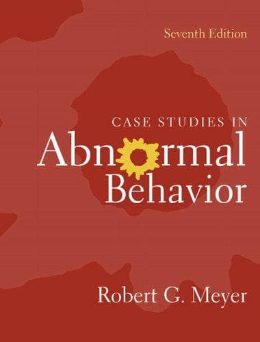 Tapa de Case Studies in Abnormal Behavior (7th Edition)