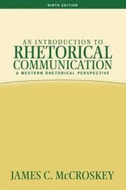 Tapa de Introduction to Rhetorical Communication, An