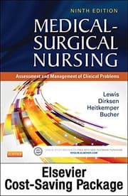 Tapa de Medical-Surgical Nursing - Text and Elsevier Adaptive Quizzing  Updated Edition Package
