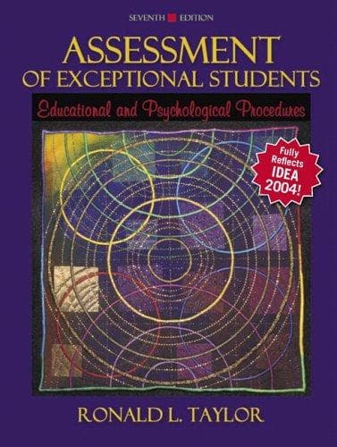 Tapa de Assessment of Exceptional Students