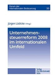 Tapa de Unternehmensteuerreform 2008 im internationalen Umfeld