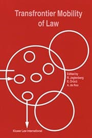 Tapa de Transfrontier mobility of law