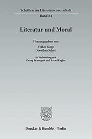 Tapa de Literatur und Moral