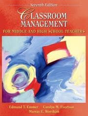 Tapa de Classroom management for middle and high school teachers