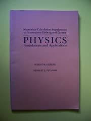 Tapa de Numerical calculation supplement to accompany Eisberg and Lerner Physics, foundations and applications