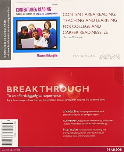 Tapa de Content Area Reading