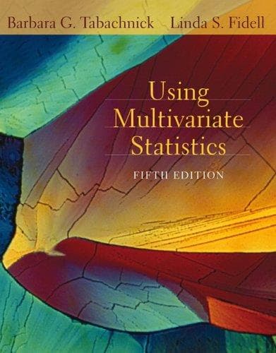 Tapa de Using Multivariate Statistics (5th Edition)