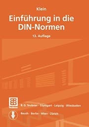 Tapa de Einführung in die DIN-Normen.