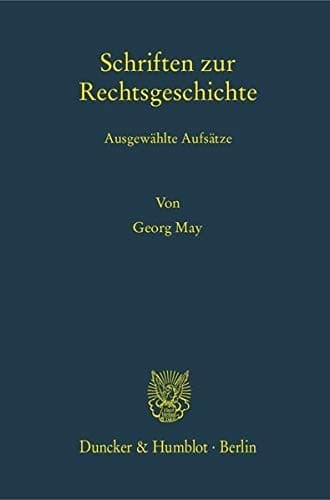 Tapa de Schriften zur Rechtsgeschichte