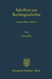 Tapa de Schriften zur Rechtsgeschichte