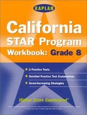 Tapa de Kaplan California Star Program Workbook