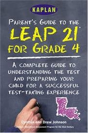 Tapa de Parent's guide to the LEAP 21 tests for grade 4