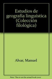 Tapa de Estudios de geografía linguística