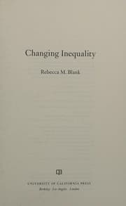 Tapa de Changing inequality