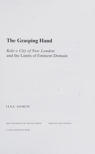 Tapa de The grasping hand