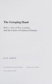 Tapa de The grasping hand
