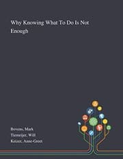 Tapa de Why Knowing What To Do Is Not Enough