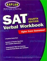 Tapa de Kaplan SAT Verbal Workbook