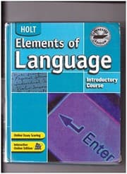 Tapa de Elements Of Language Introductory Course
