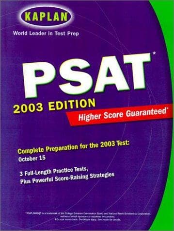 Tapa de Kaplan PSAT 2003