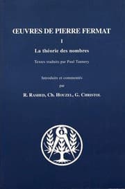 Tapa de Oeuvres de Pierre Fermat