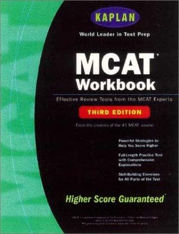 Tapa de Kaplan MCAT Workbook