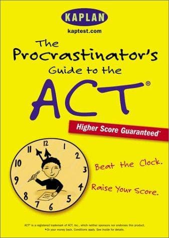 Tapa de The Procrastinator's Guide to the ACT
