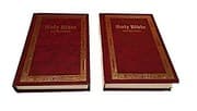 Tapa de 24 Point Giant Print Old Testament King James Version Bible - 2 Volumes