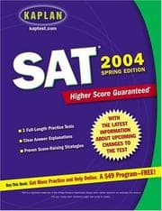 Tapa de Kaplan SAT 2004