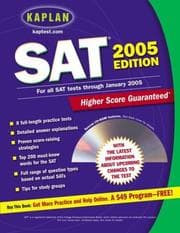 Tapa de Kaplan SAT 2005 with CD-ROM