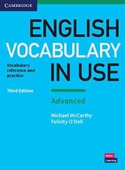 Tapa de English Vocabulary in Use : Advanced Book with Answers