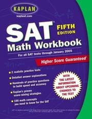 Tapa de Kaplan SAT Math Workbook