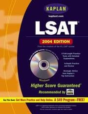Tapa de Kaplan LSAT 2004 with CD-ROM