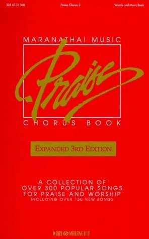 Tapa de Praise Chorus Book