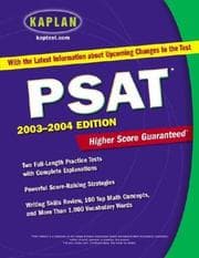Tapa de Kaplan PSAT 2003-2004