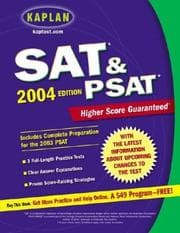 Tapa de Kaplan SAT & PSAT 2004