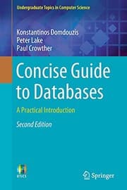 Tapa de Concise Guide to Databases