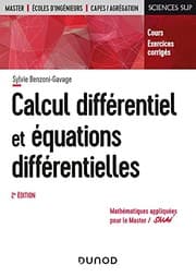 Tapa de Calcul différentiel et équations différentielles - 2e éd. - Cours et exercices corrigés