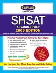Tapa de Kaplan SHSAT Advanced Prep 2005