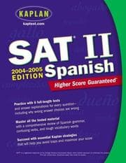 Tapa de Kaplan SAT II