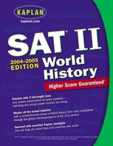 Tapa de Kaplan SAT II