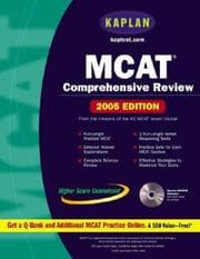 Tapa de Kaplan MCAT Comprehensive Review with CD-ROM, 2005 Edition