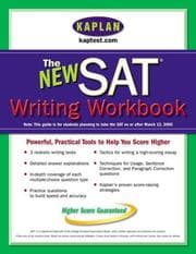 Tapa de Kaplan New SAT Writing Workbook