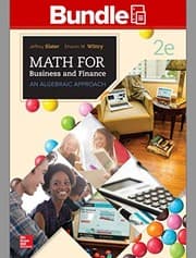 Tapa de GEN COMBO LOOSELEAF BUSINESS MATH & FINANCE; CONNECT ACCESS CARD