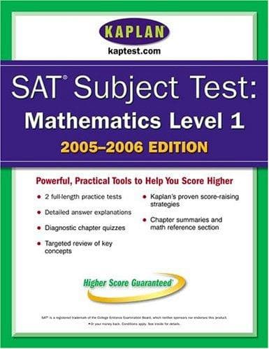 Tapa de SAT Subject Tests