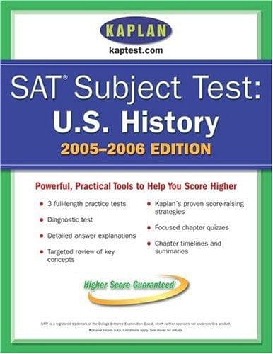 Tapa de SAT Subject Tests